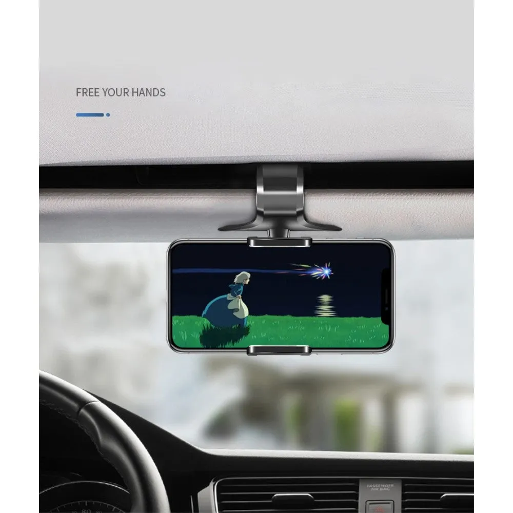 3 in 1 Car GPS Smartphone Holder: Dashboard / Visor Clamp   AC Grid Clip for Samsung Captivate Glide - Black