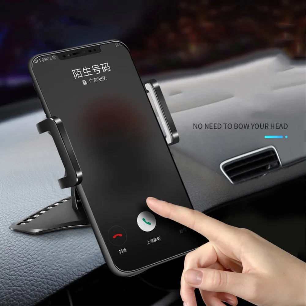 3 in 1 Car GPS Smartphone Holder: Dashboard / Visor Clamp   AC Grid Clip for Samsung Captivate Glide - Black