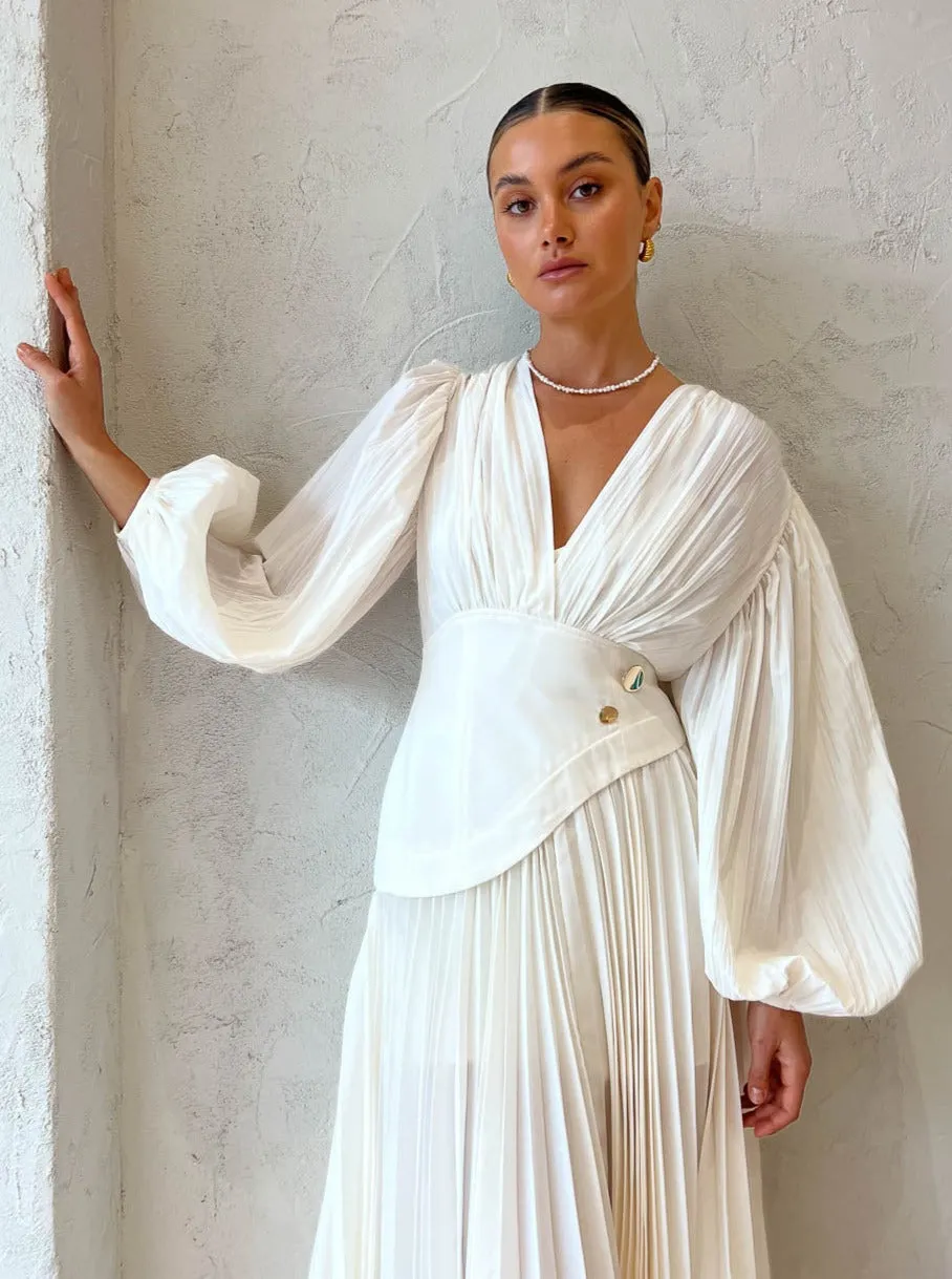 Acler Brooke Dress in Cream