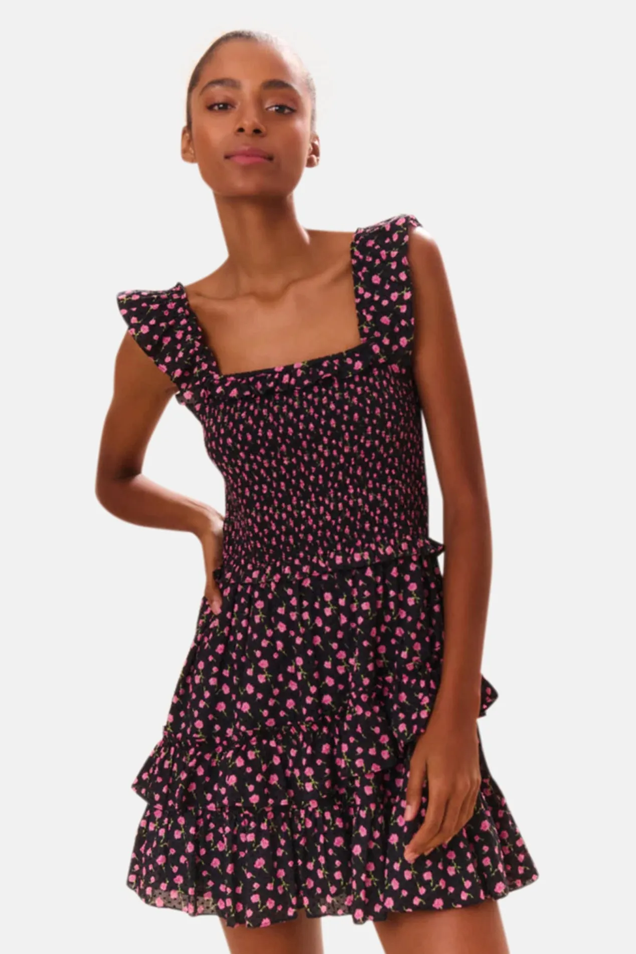 Aline Dress Pink Noir