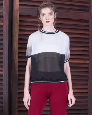 Aster Short Sleeves Crepe Top