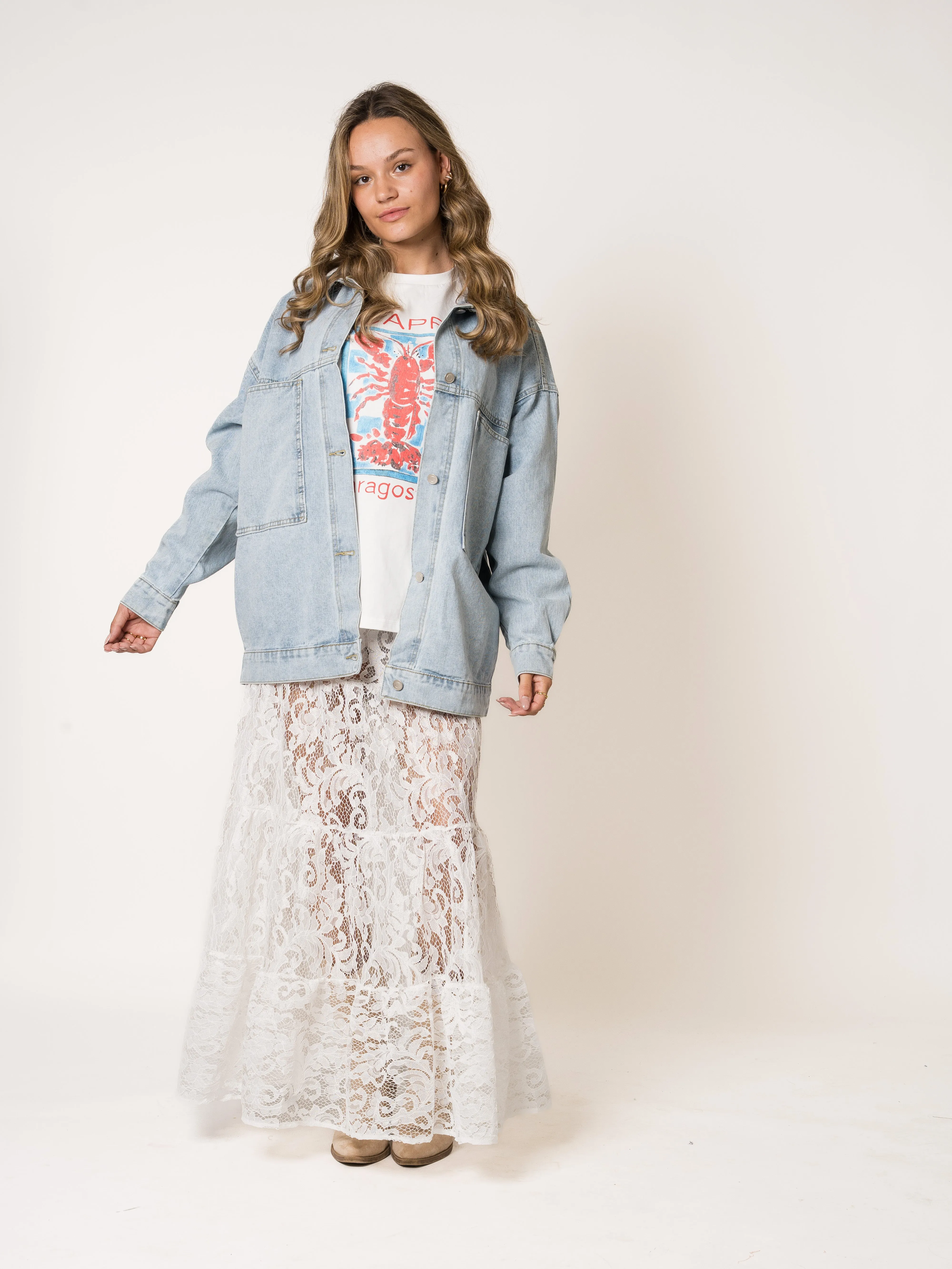 Boho Lace Maxiskirt