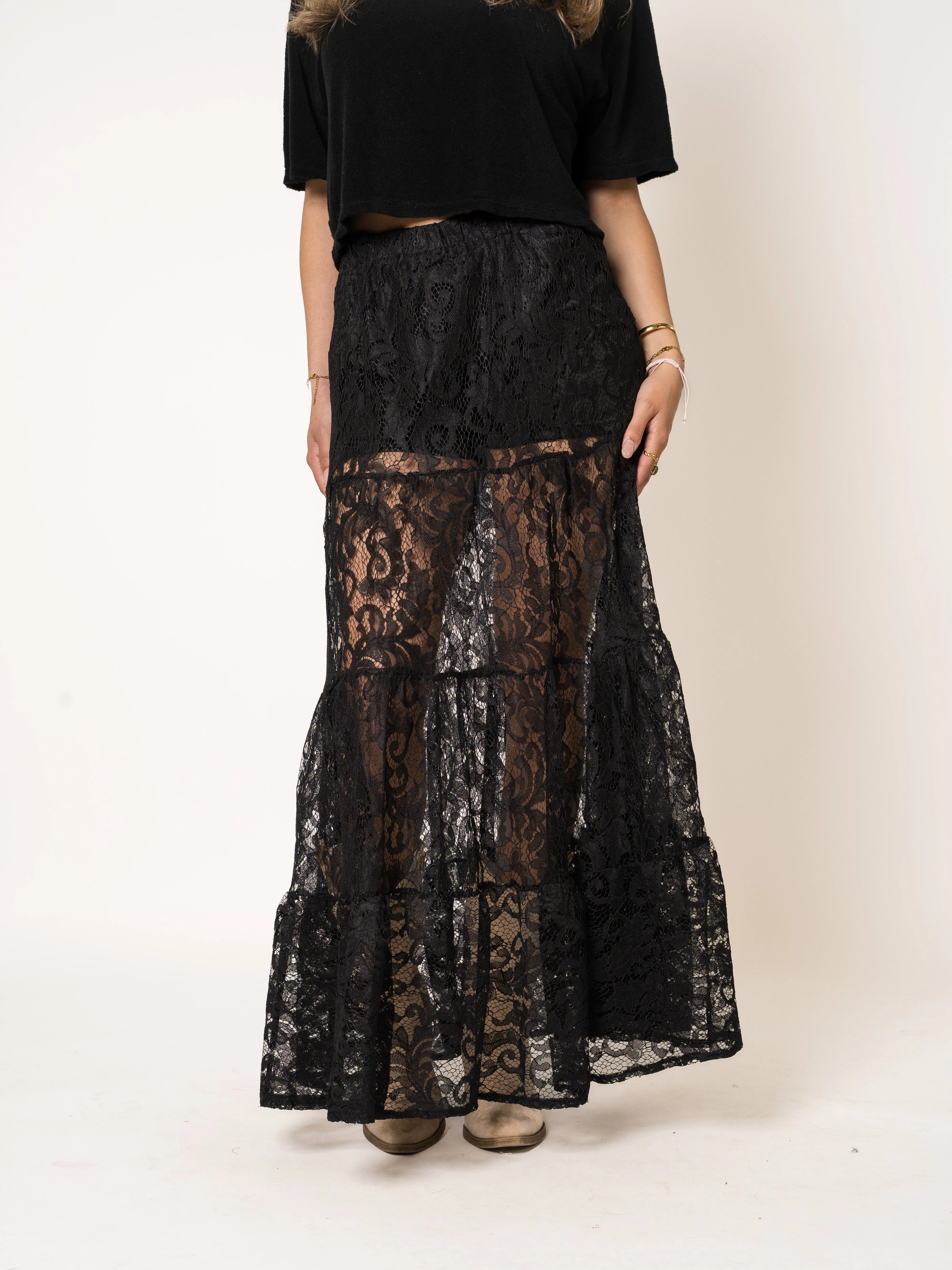 Boho Lace Maxiskirt