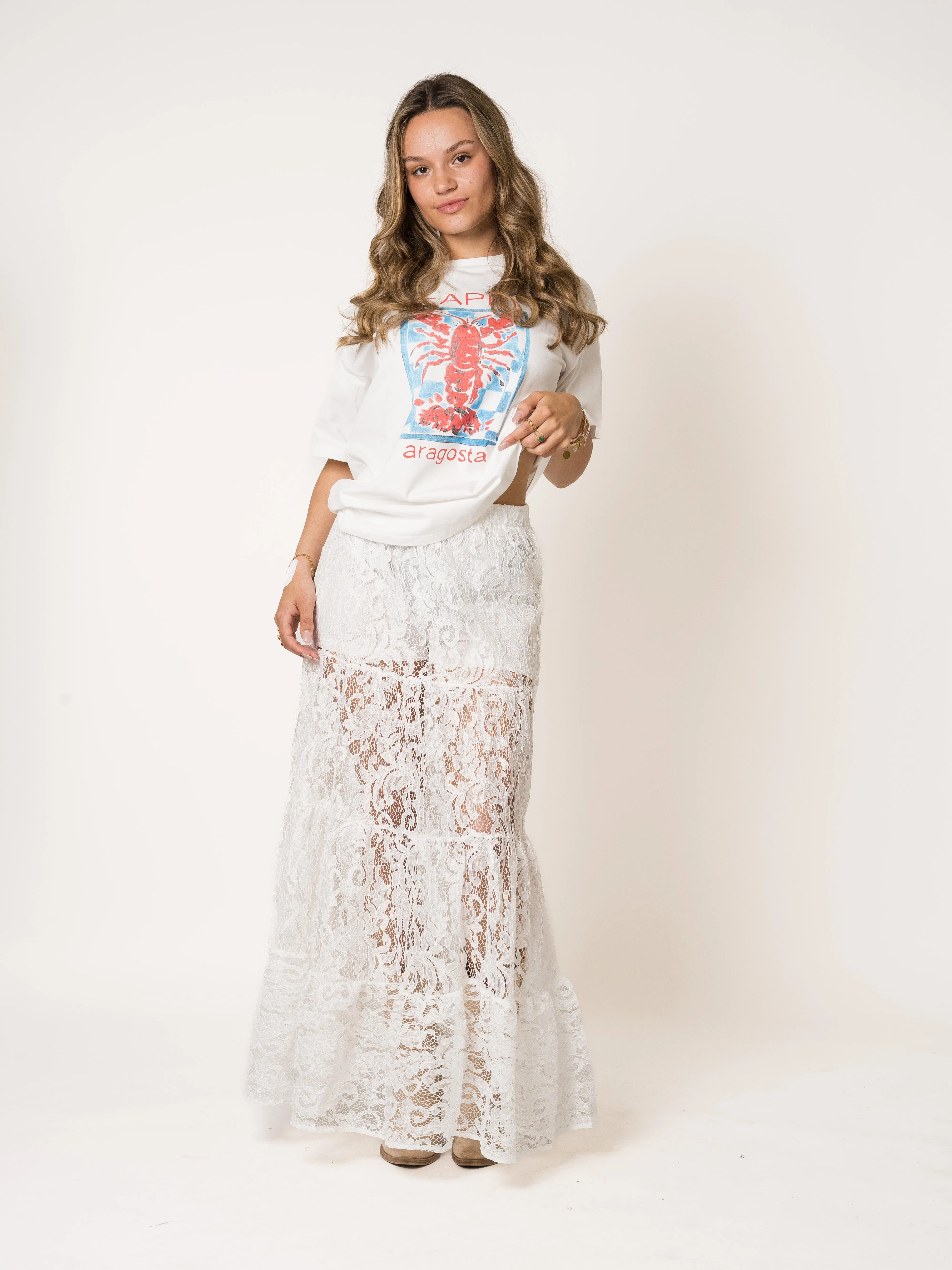 Boho Lace Maxiskirt