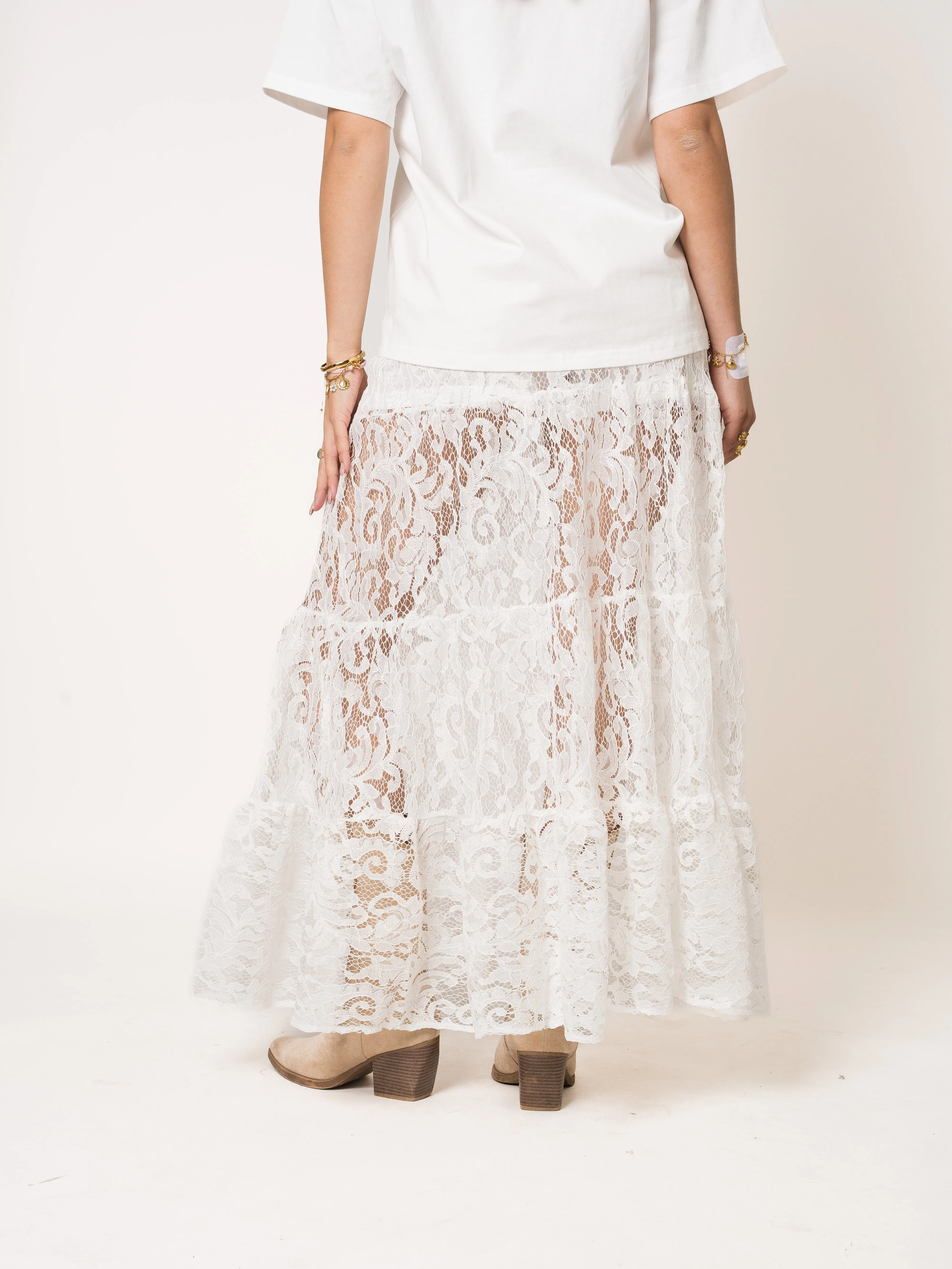 Boho Lace Maxiskirt
