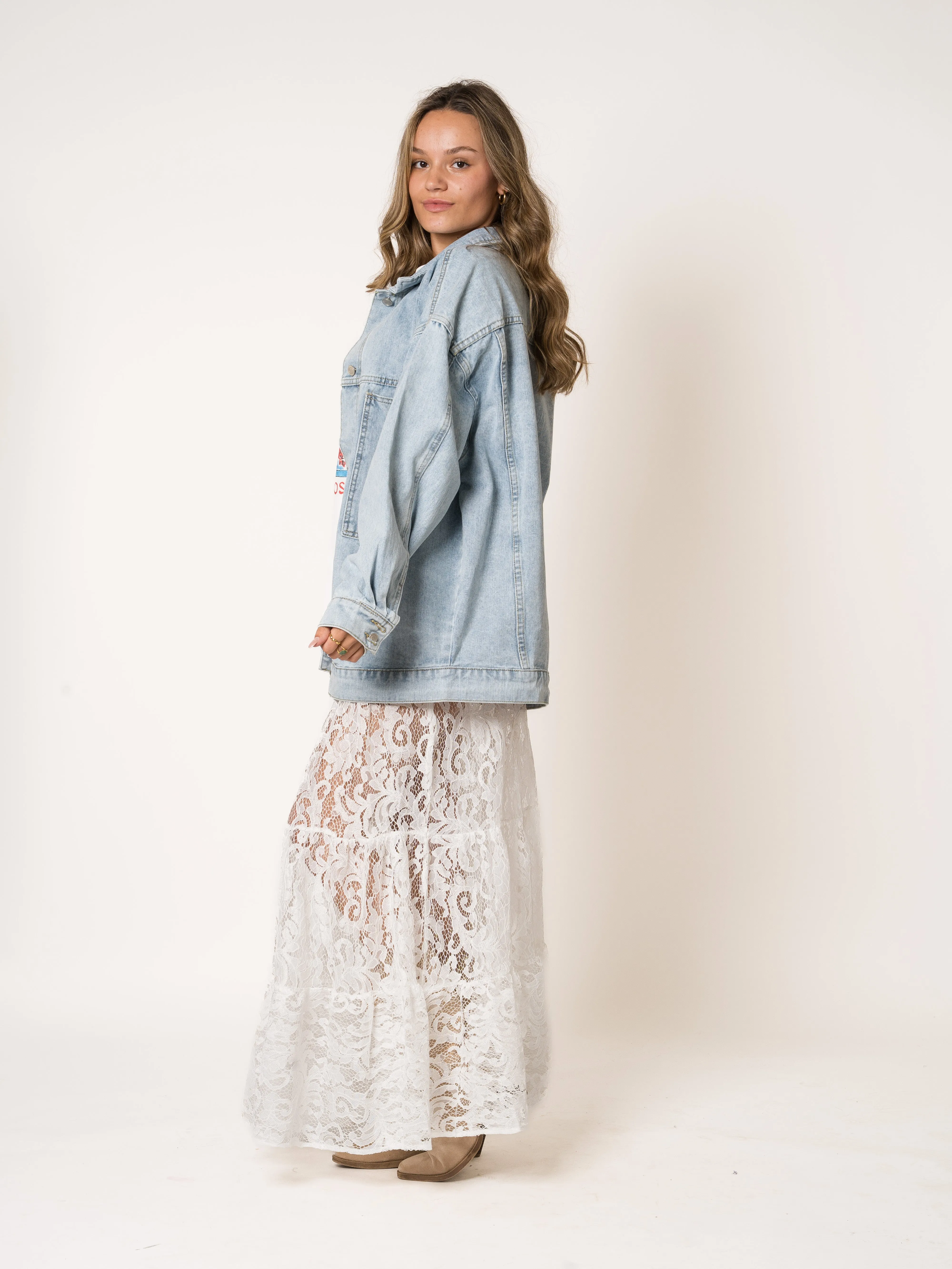 Boho Lace Maxiskirt