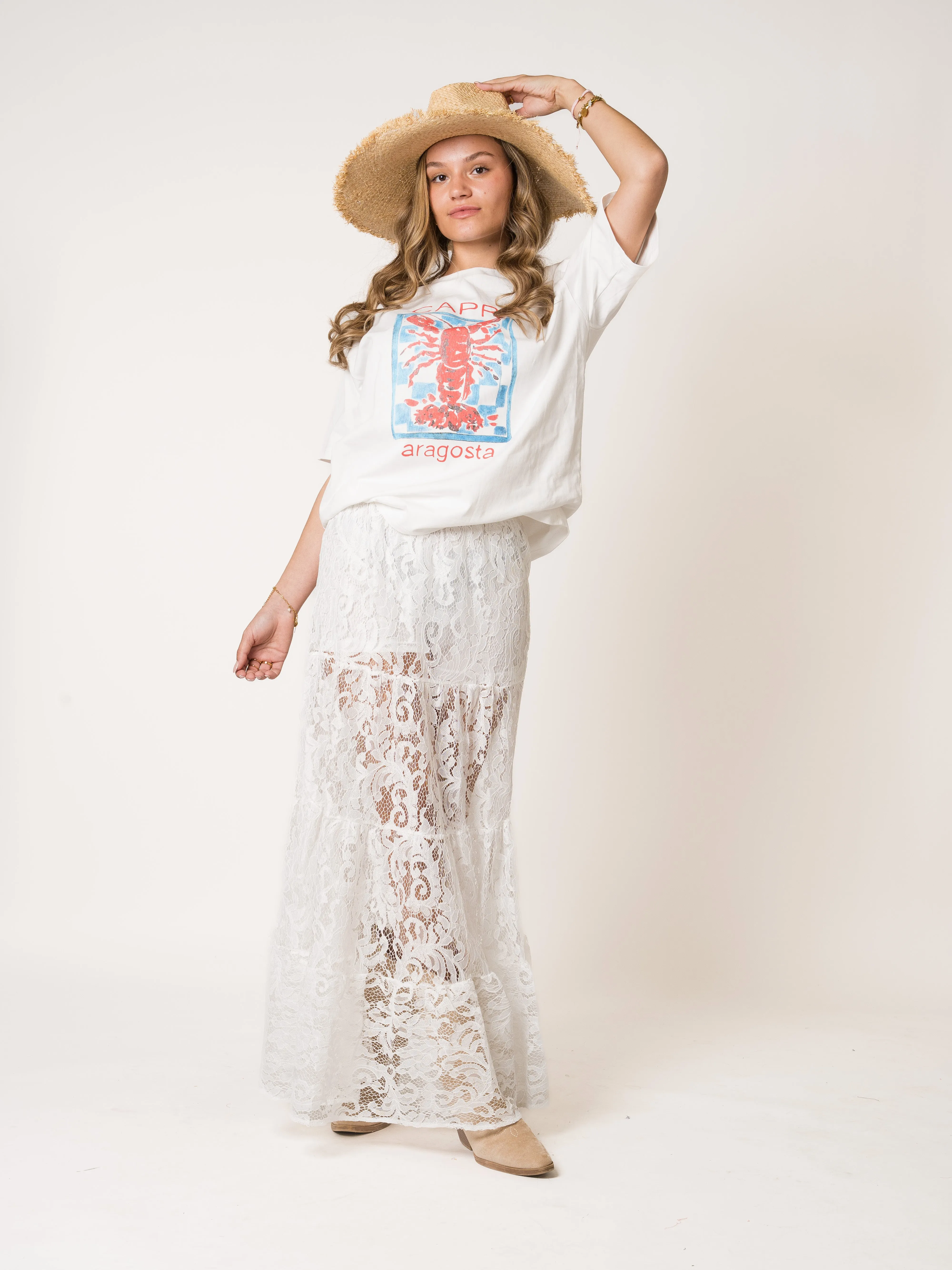 Boho Lace Maxiskirt