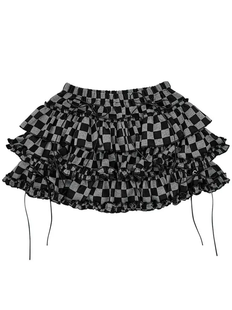 Cake Millennium Block Skirt Check Tutu