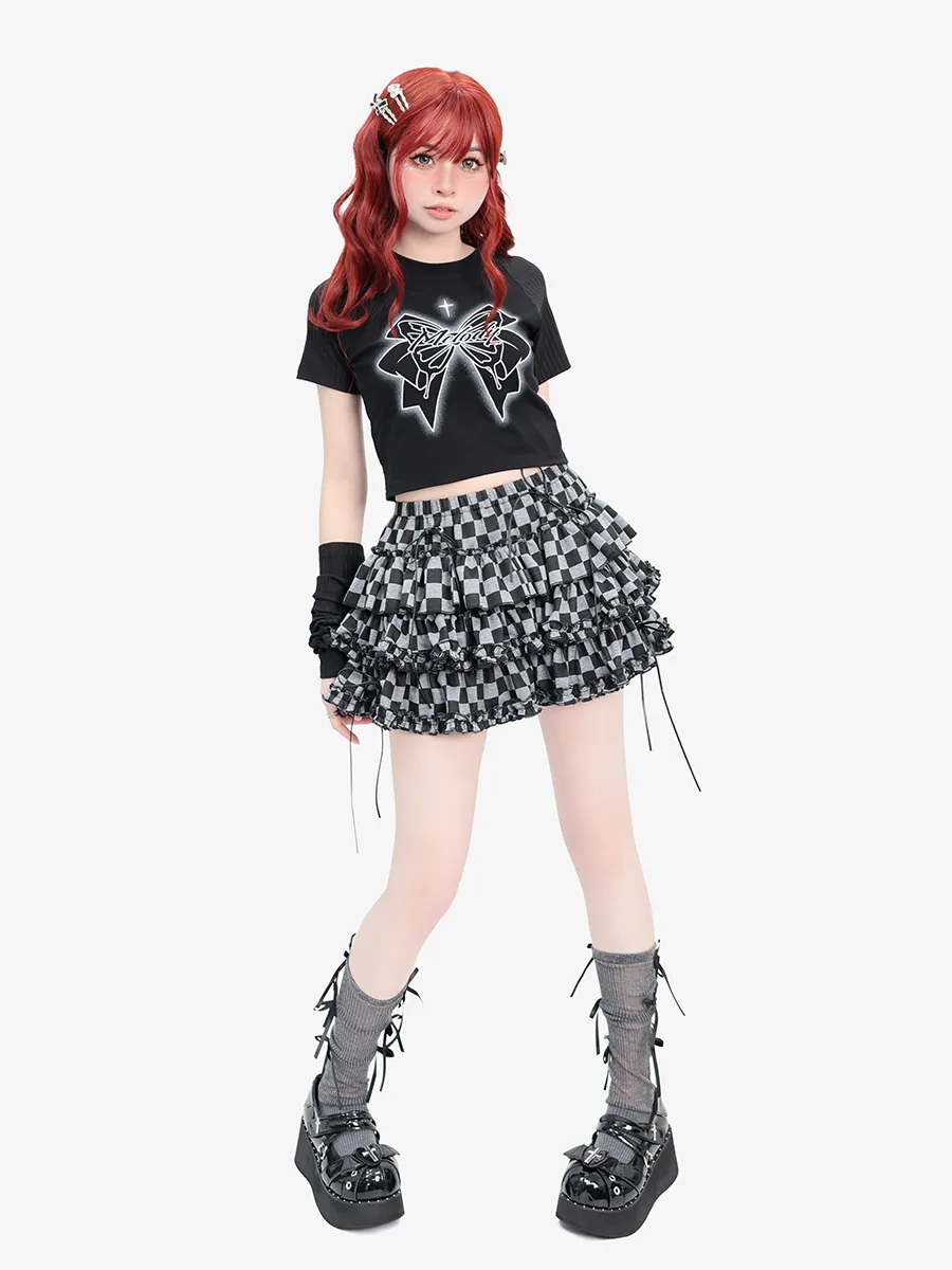 Cake Millennium Block Skirt Check Tutu