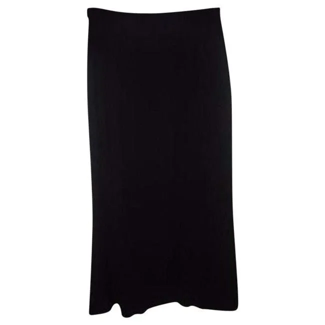 Escada Black Vintage Maxi Skirt