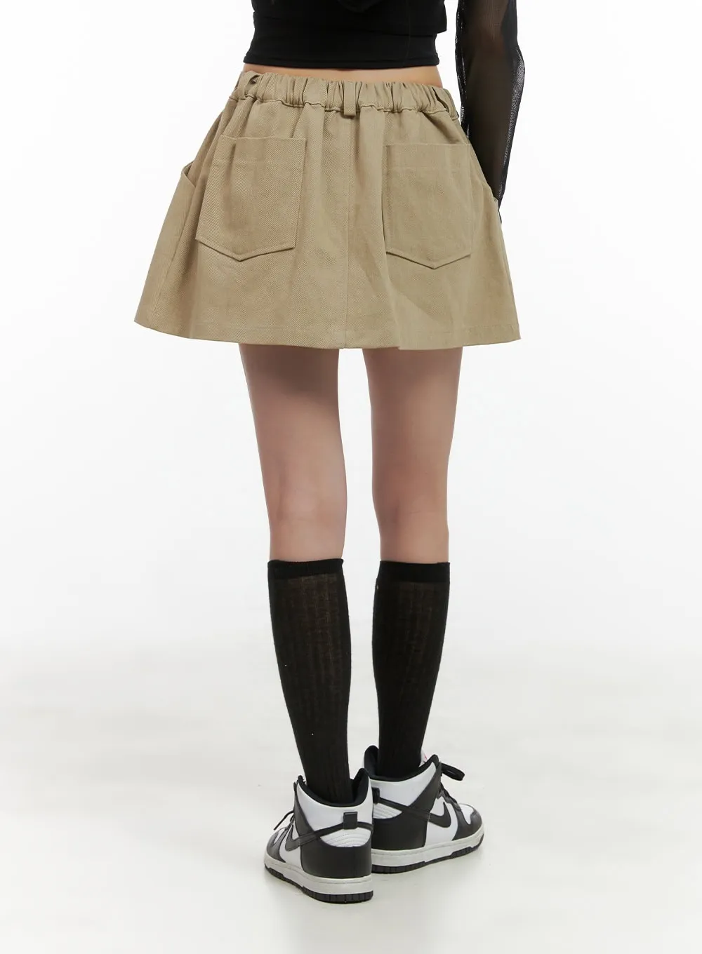 Flare Cotton Mini Skirt CG426