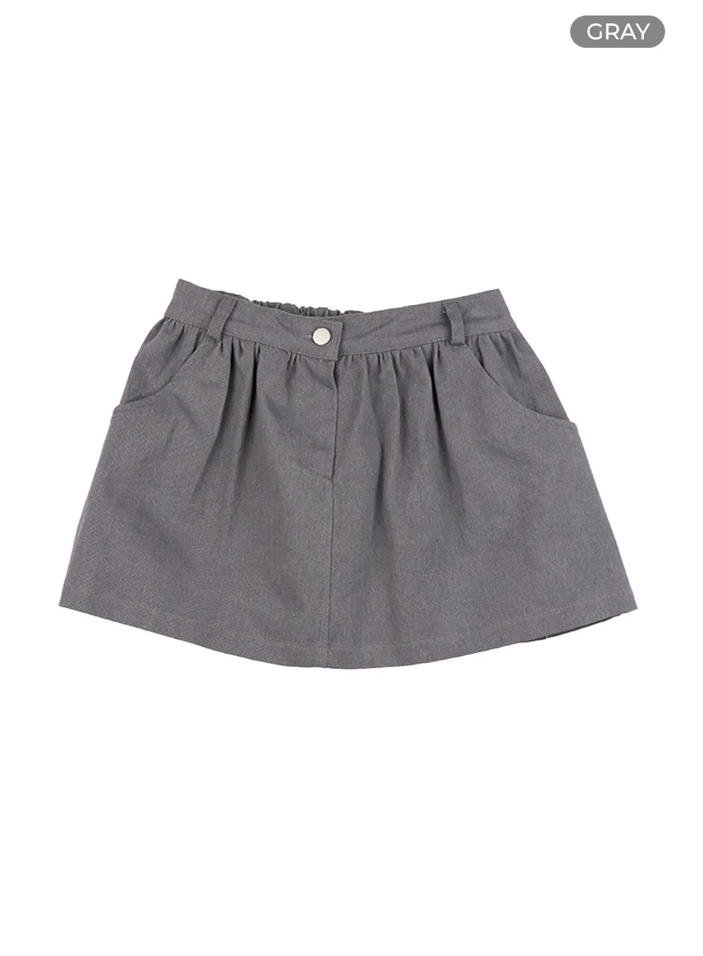 Flare Cotton Mini Skirt CG426