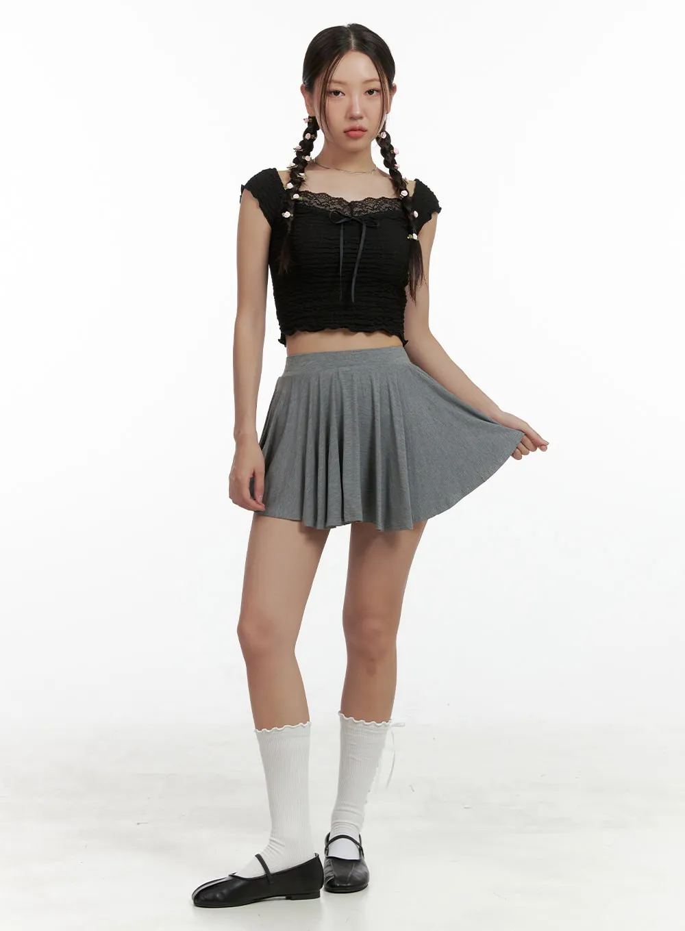 Flare Mini Skirt OL402