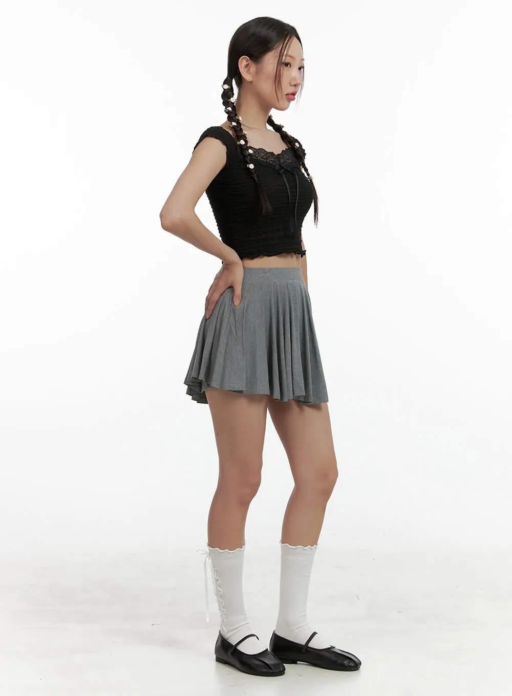 Flare Mini Skirt OL402