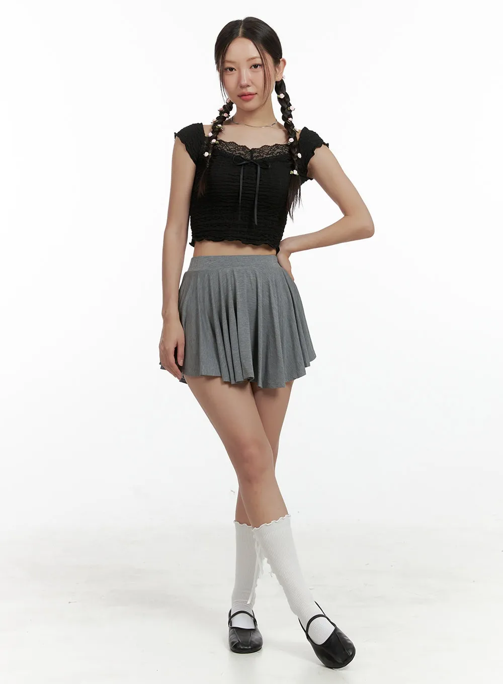 Flare Mini Skirt OL402