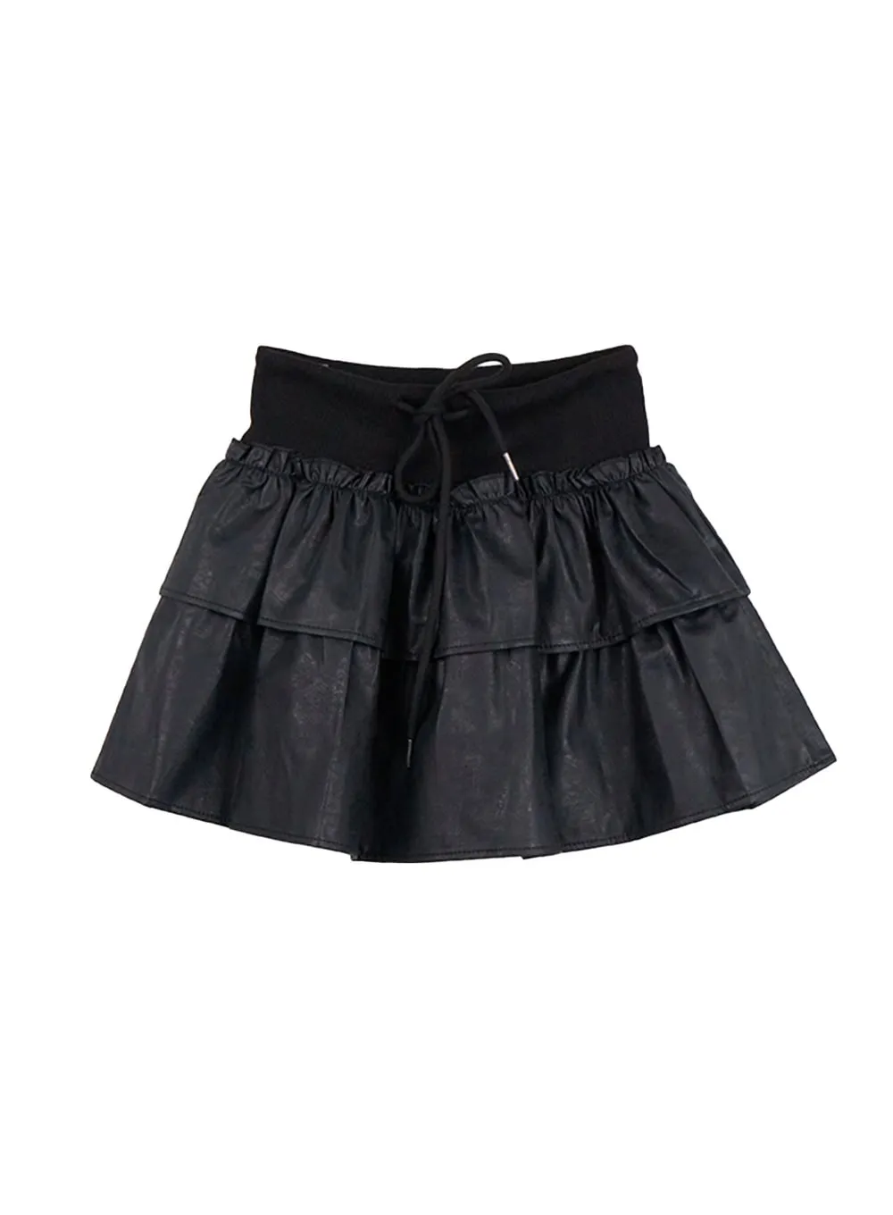 Flare Ruffle Mini Skirt CN412