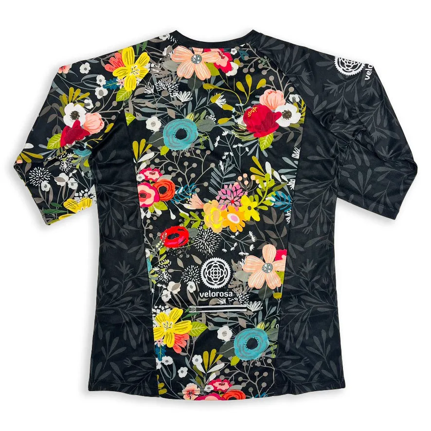 Night Garden 3/4-Sleeeved Mtn Bike Jersey