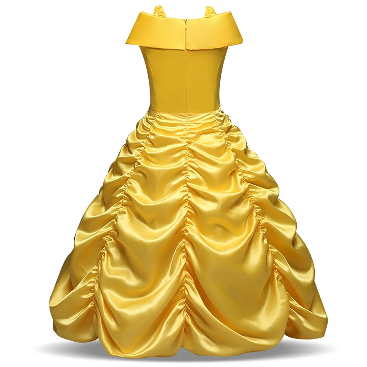 Princess Yellow Belle Girl's Christmas Fancy-Dress Costume