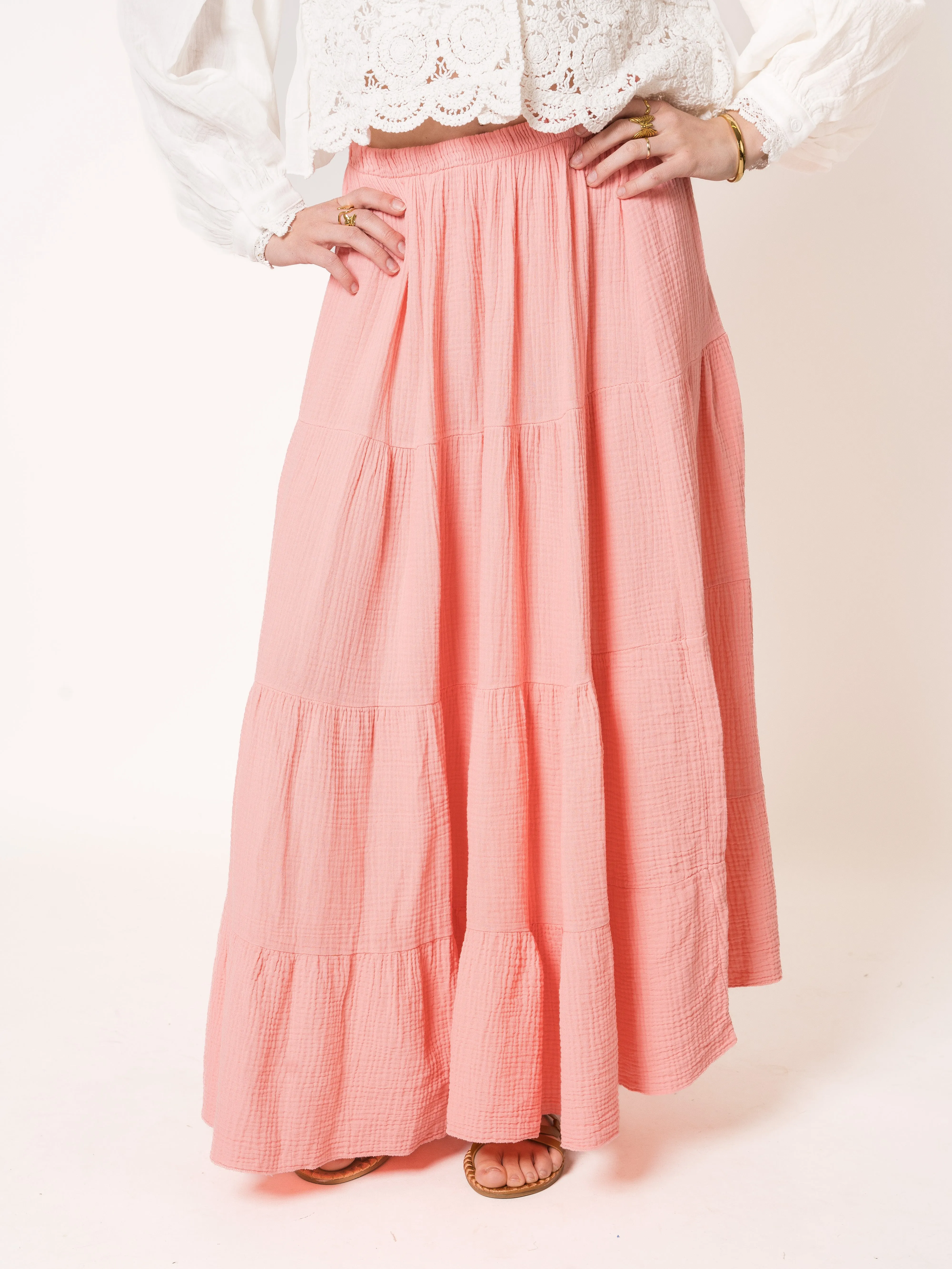 River Flow Boho Maxiskirt
