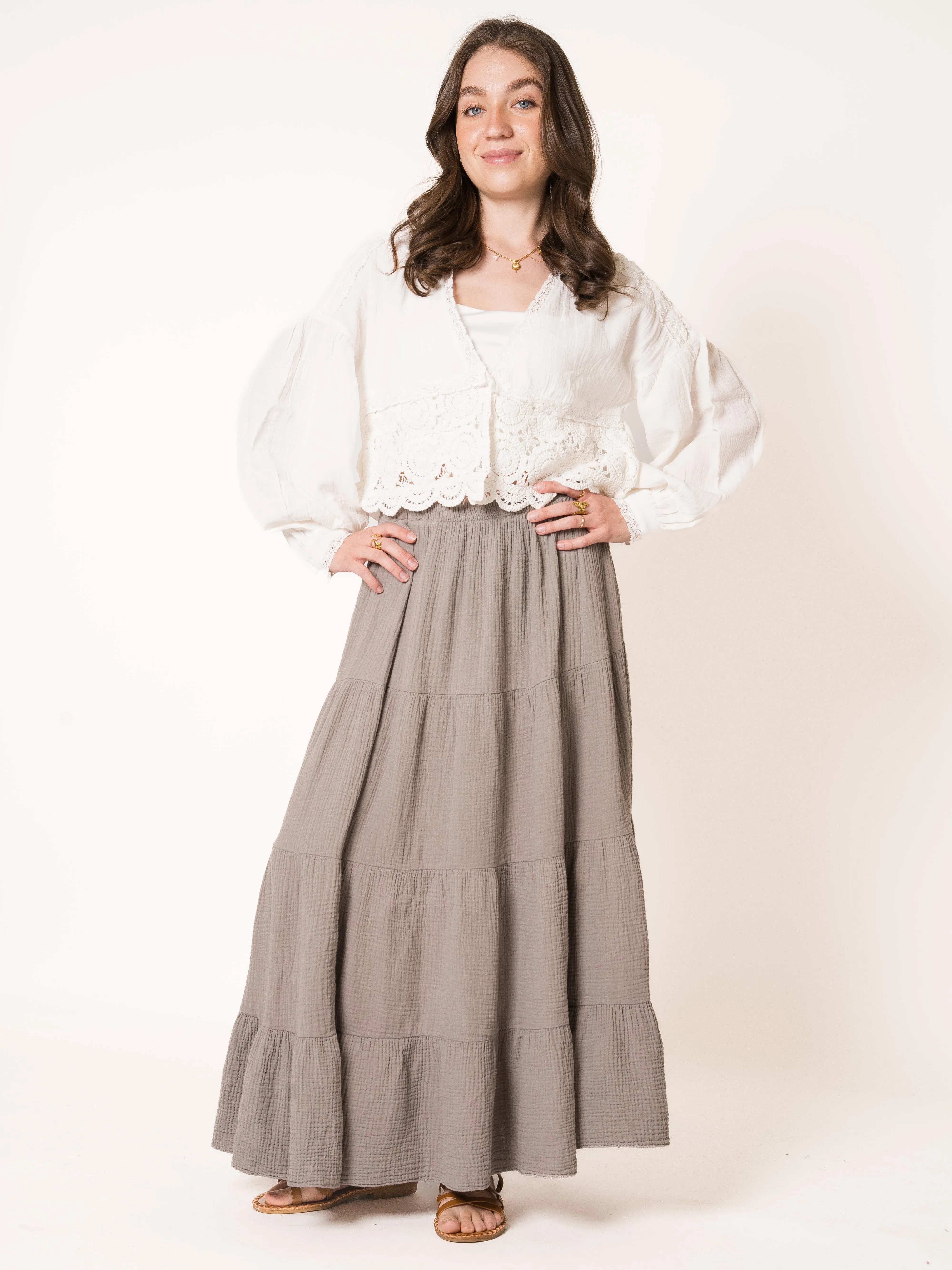 River Flow Boho Maxiskirt