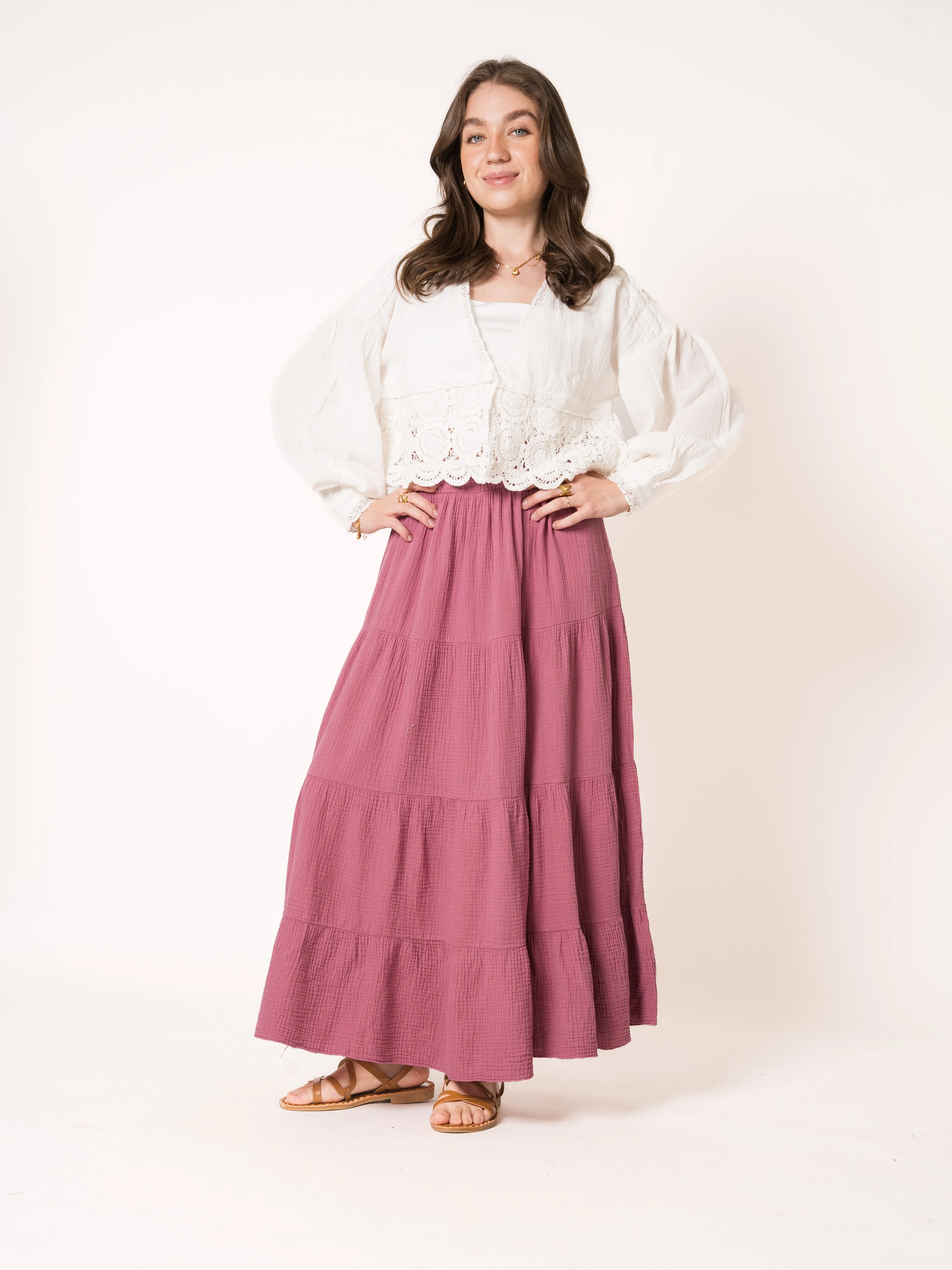 River Flow Boho Maxiskirt