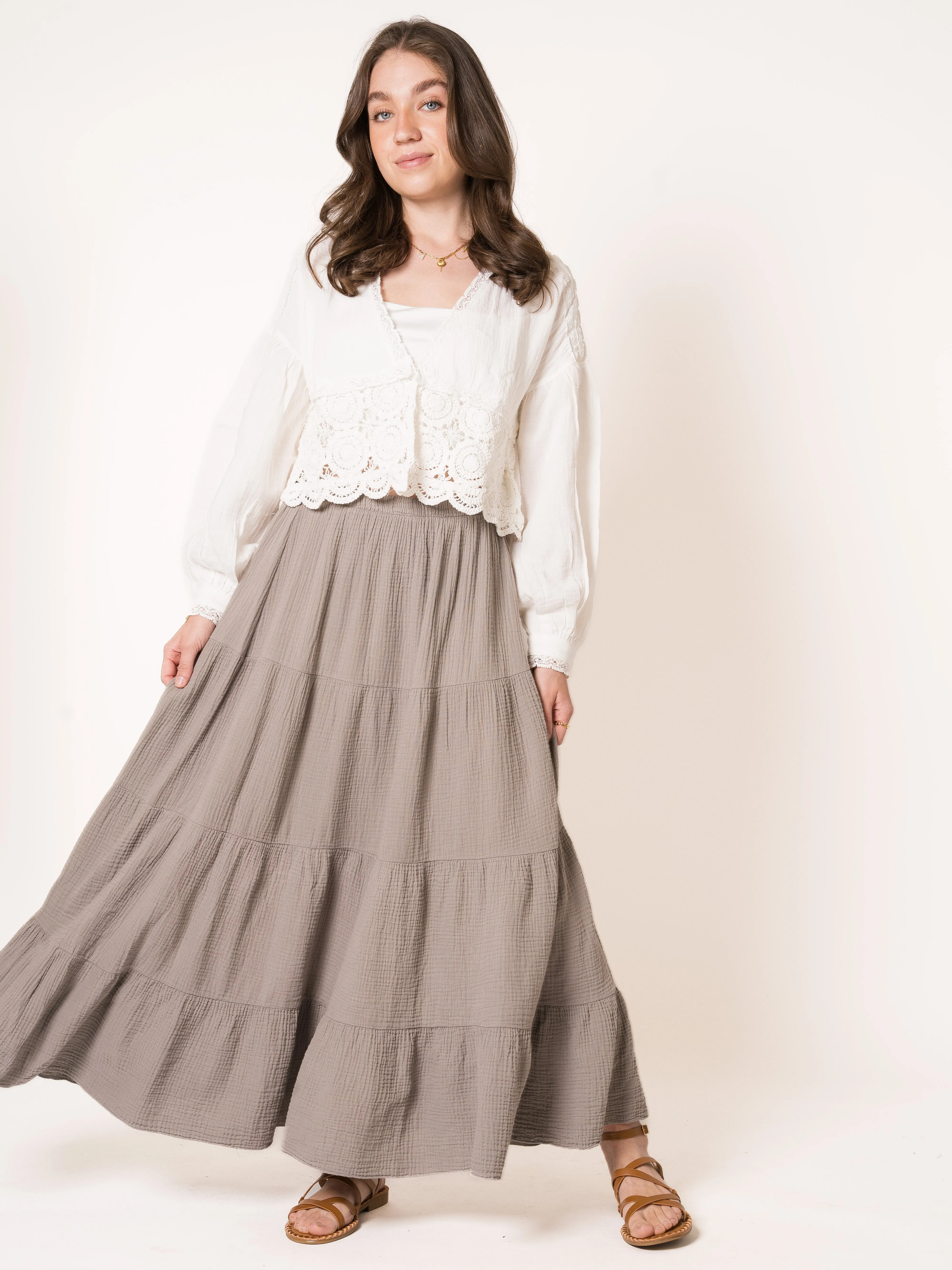 River Flow Boho Maxiskirt