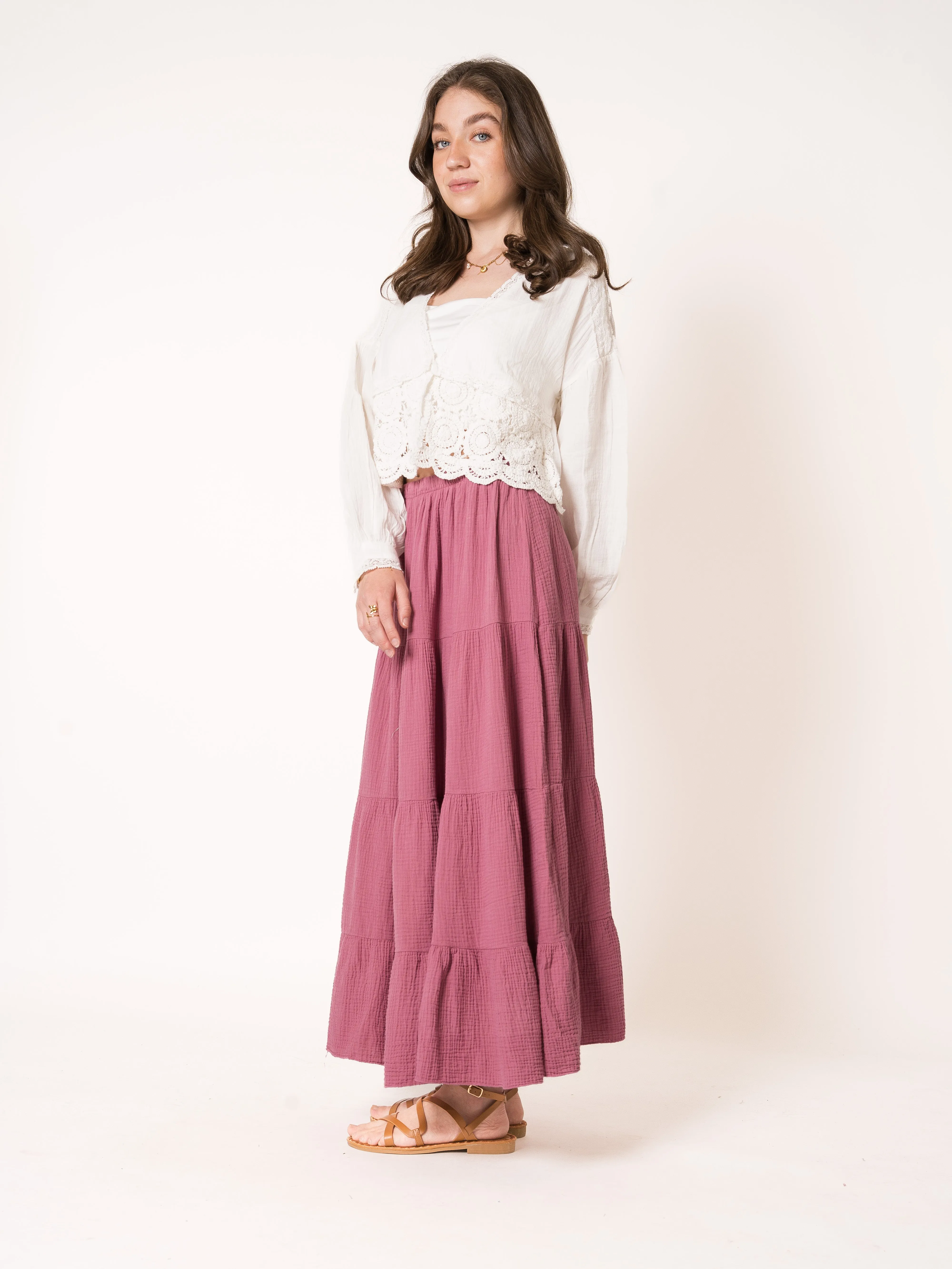 River Flow Boho Maxiskirt