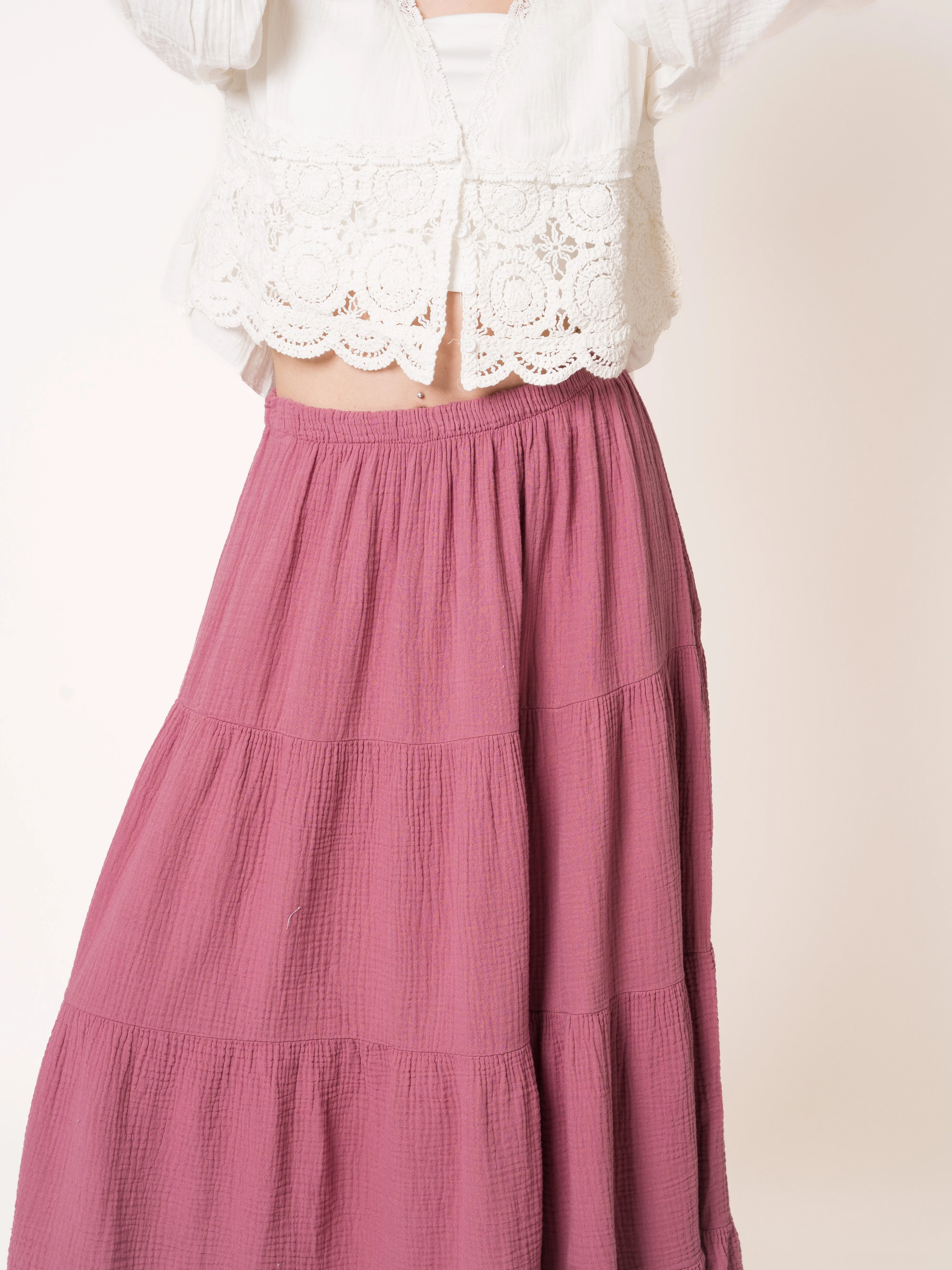 River Flow Boho Maxiskirt