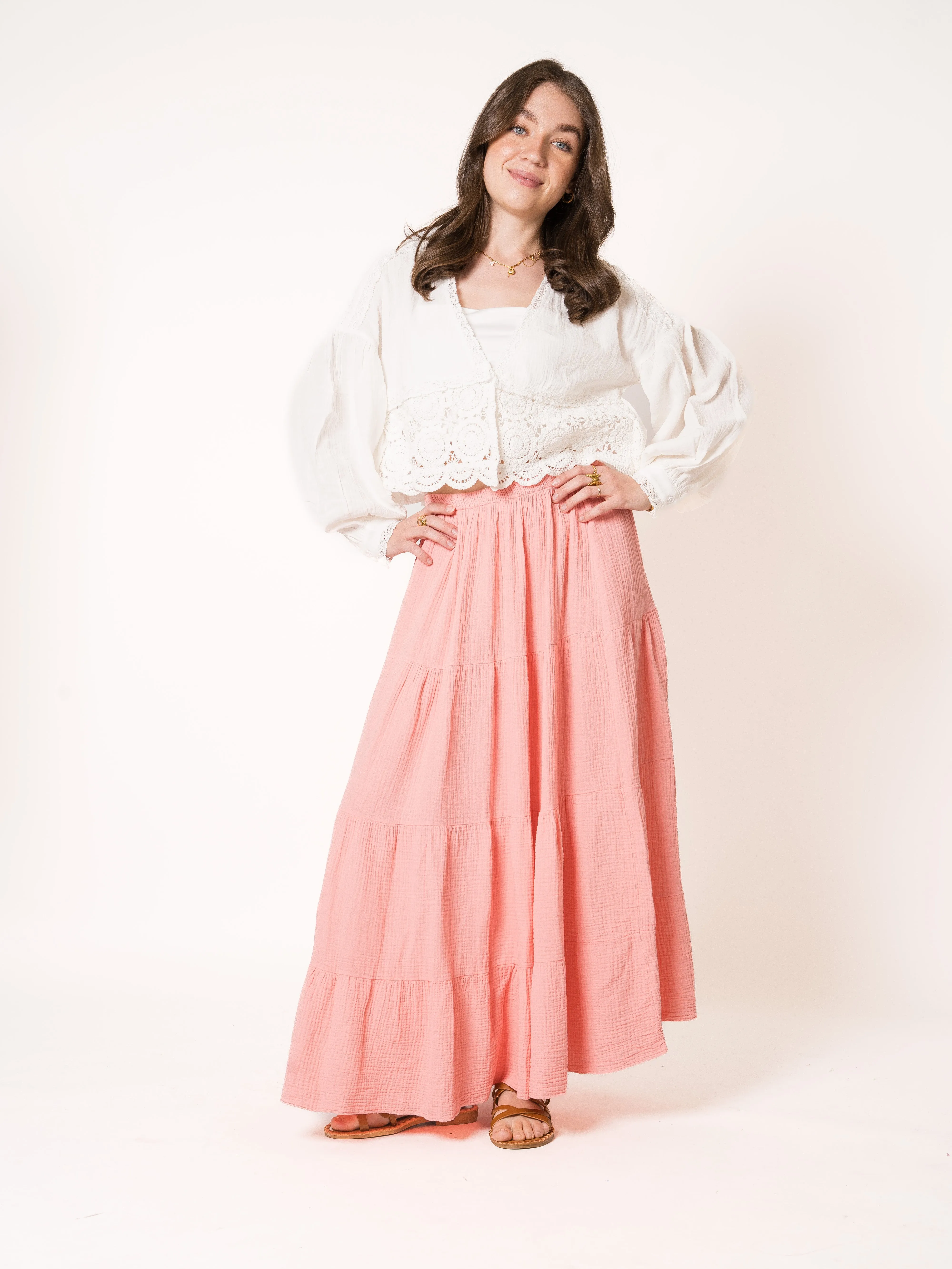 River Flow Boho Maxiskirt