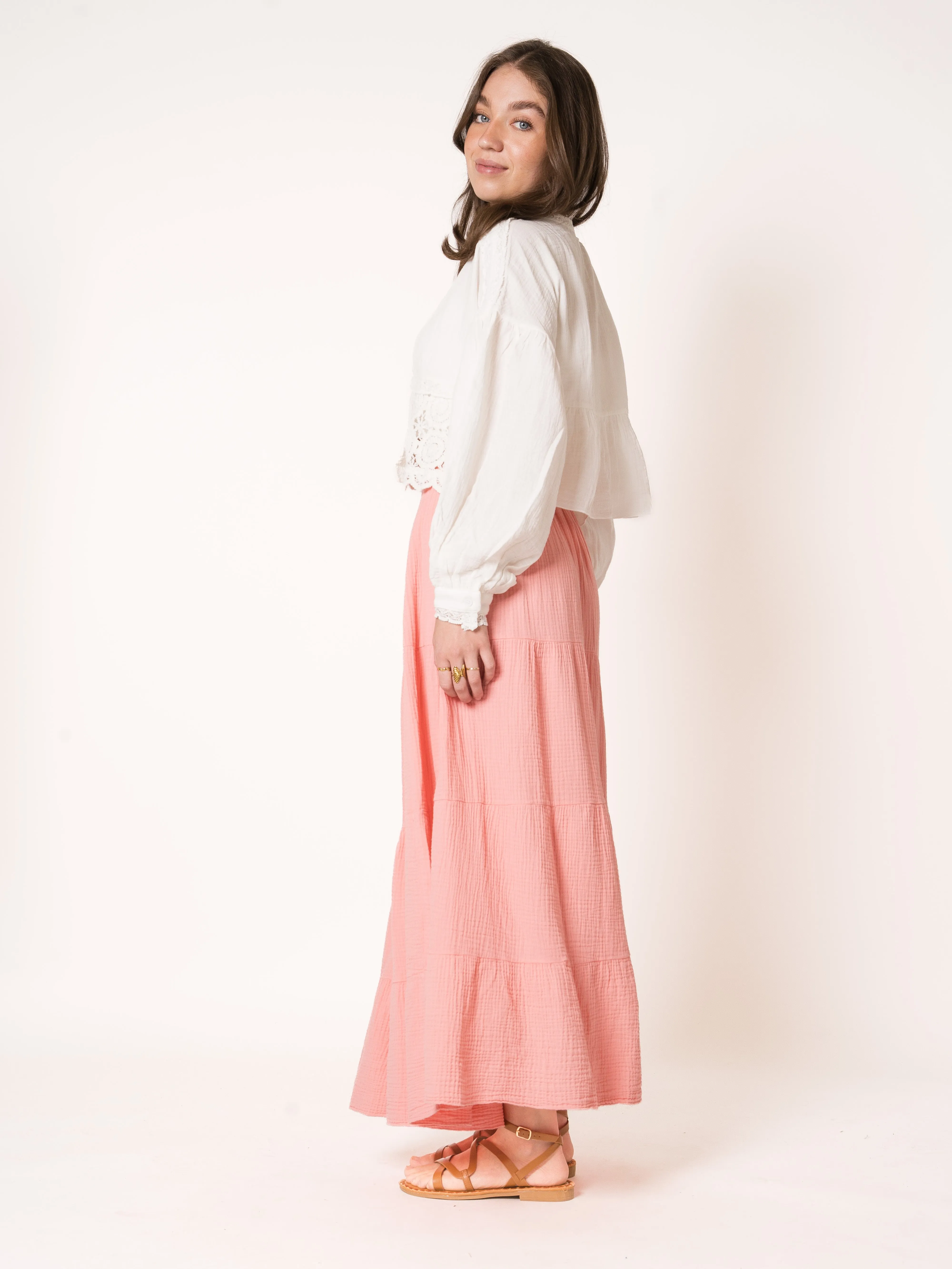 River Flow Boho Maxiskirt