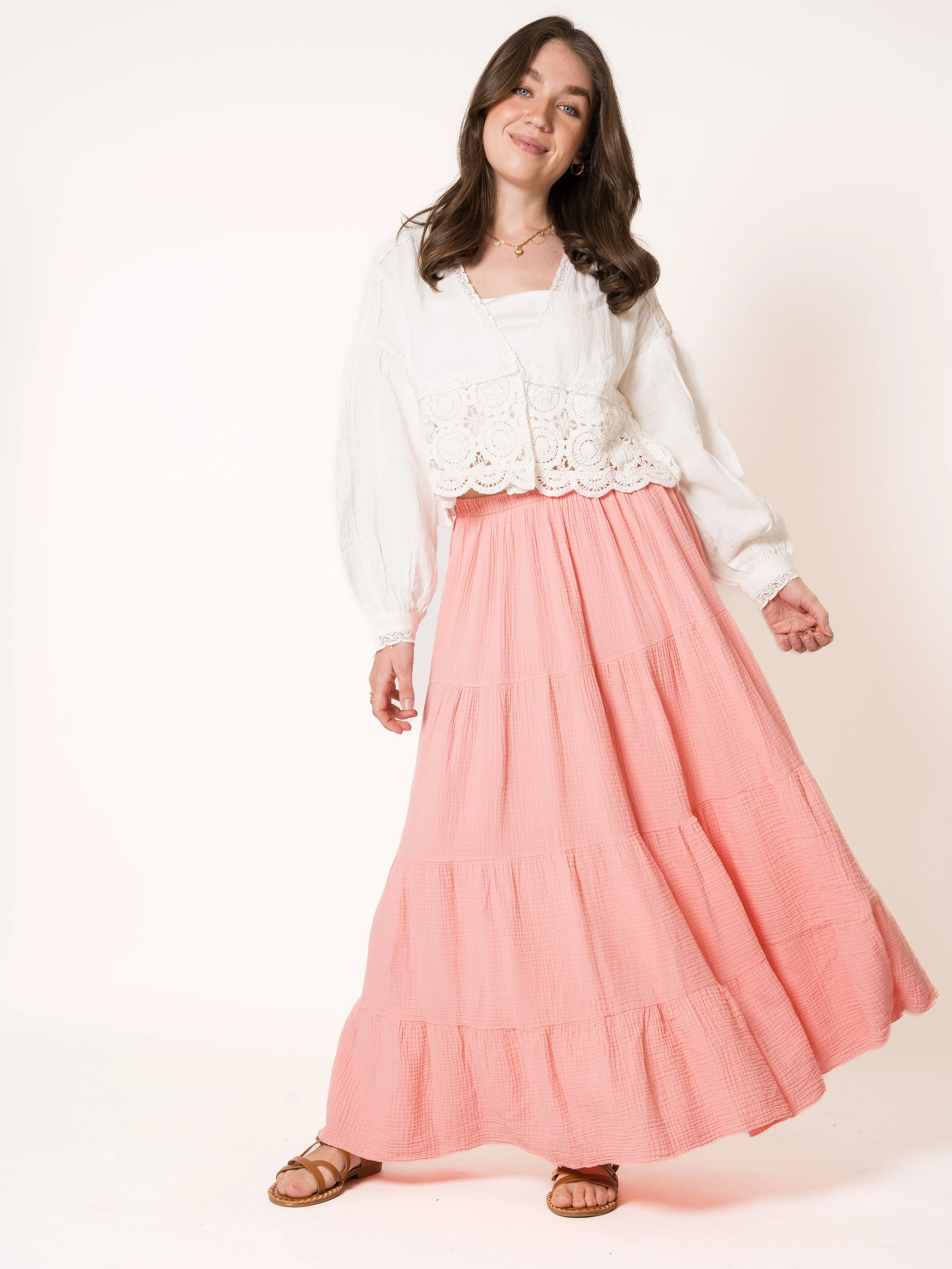 River Flow Boho Maxiskirt