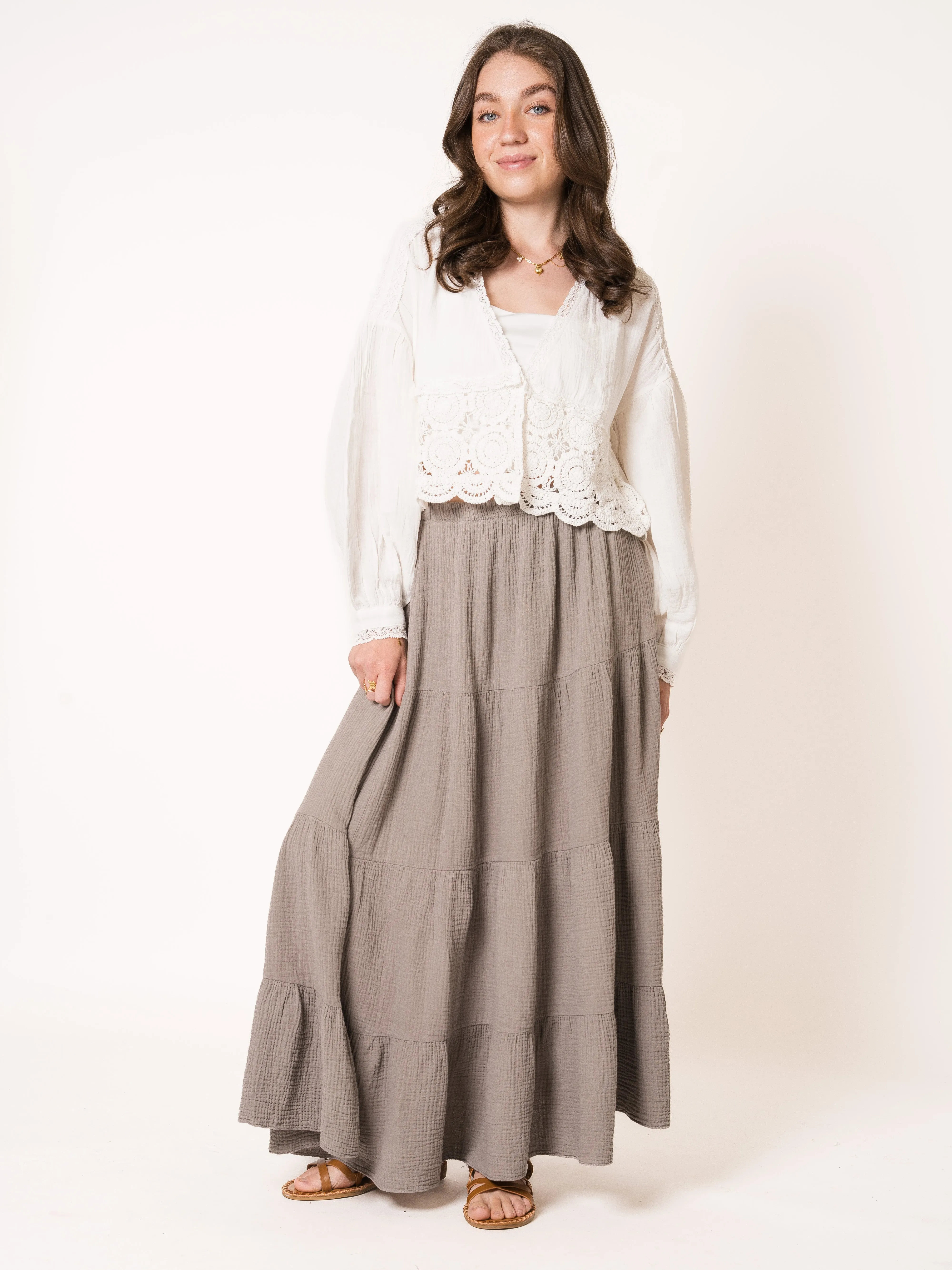 River Flow Boho Maxiskirt