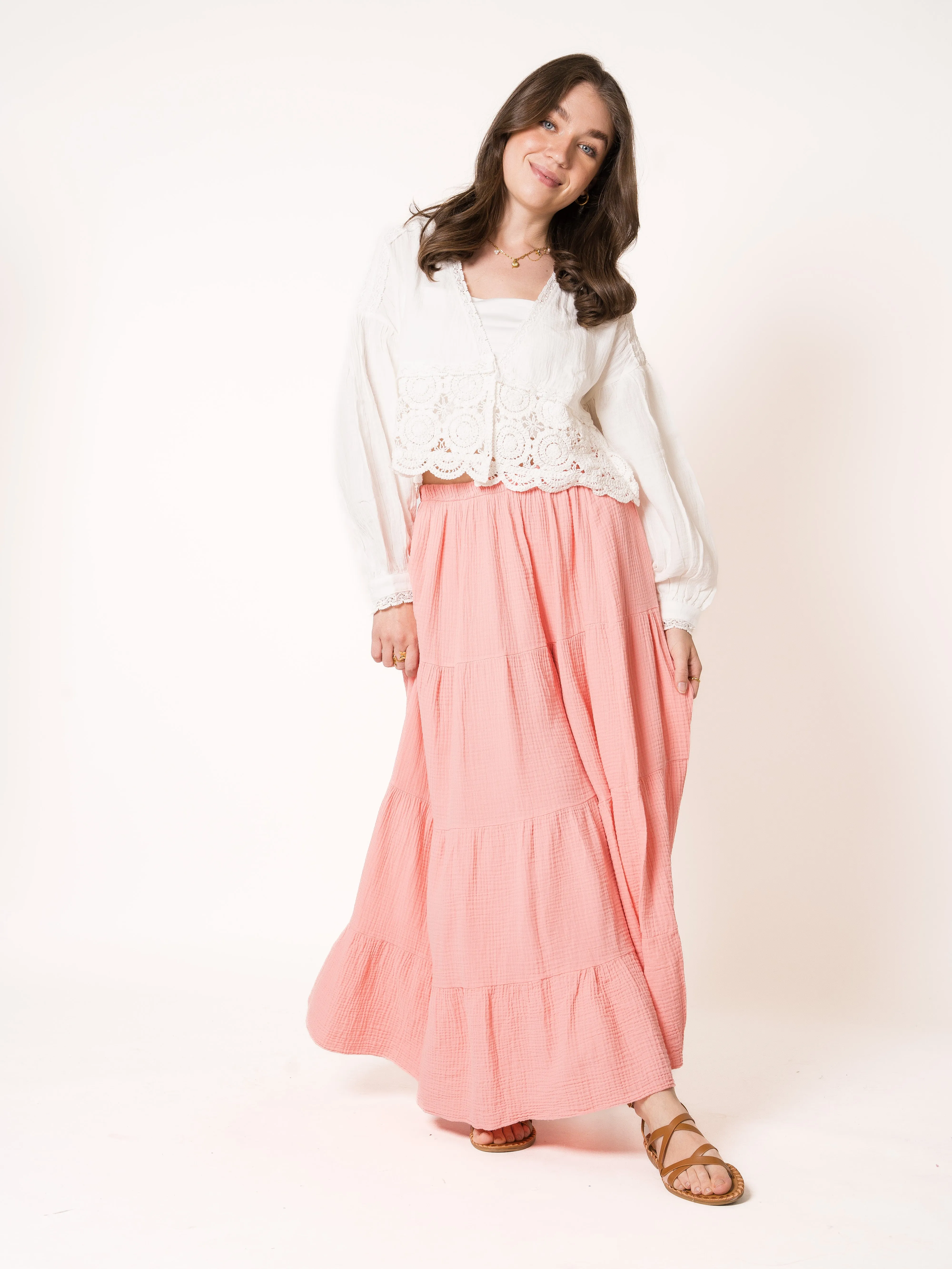 River Flow Boho Maxiskirt