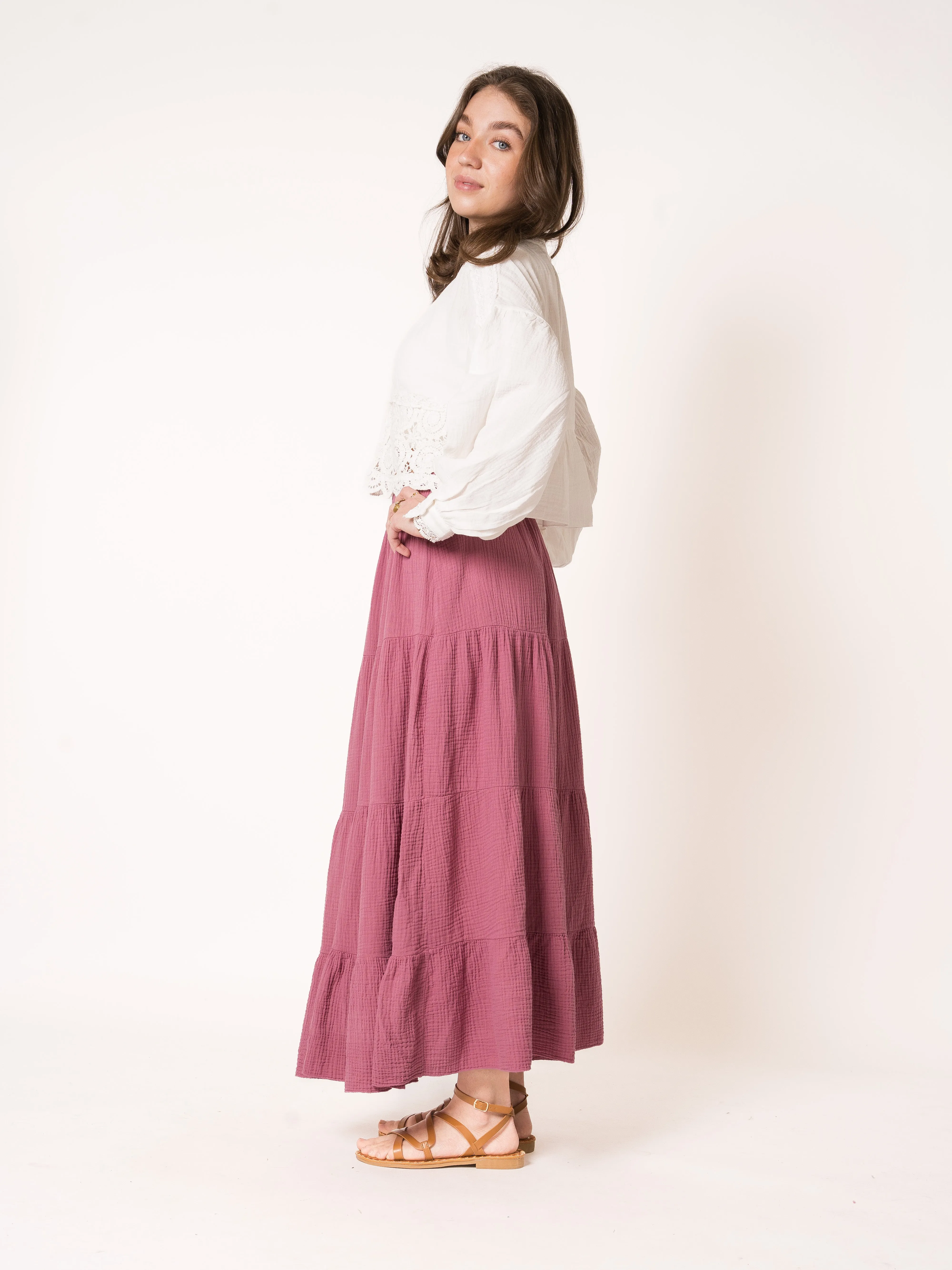 River Flow Boho Maxiskirt