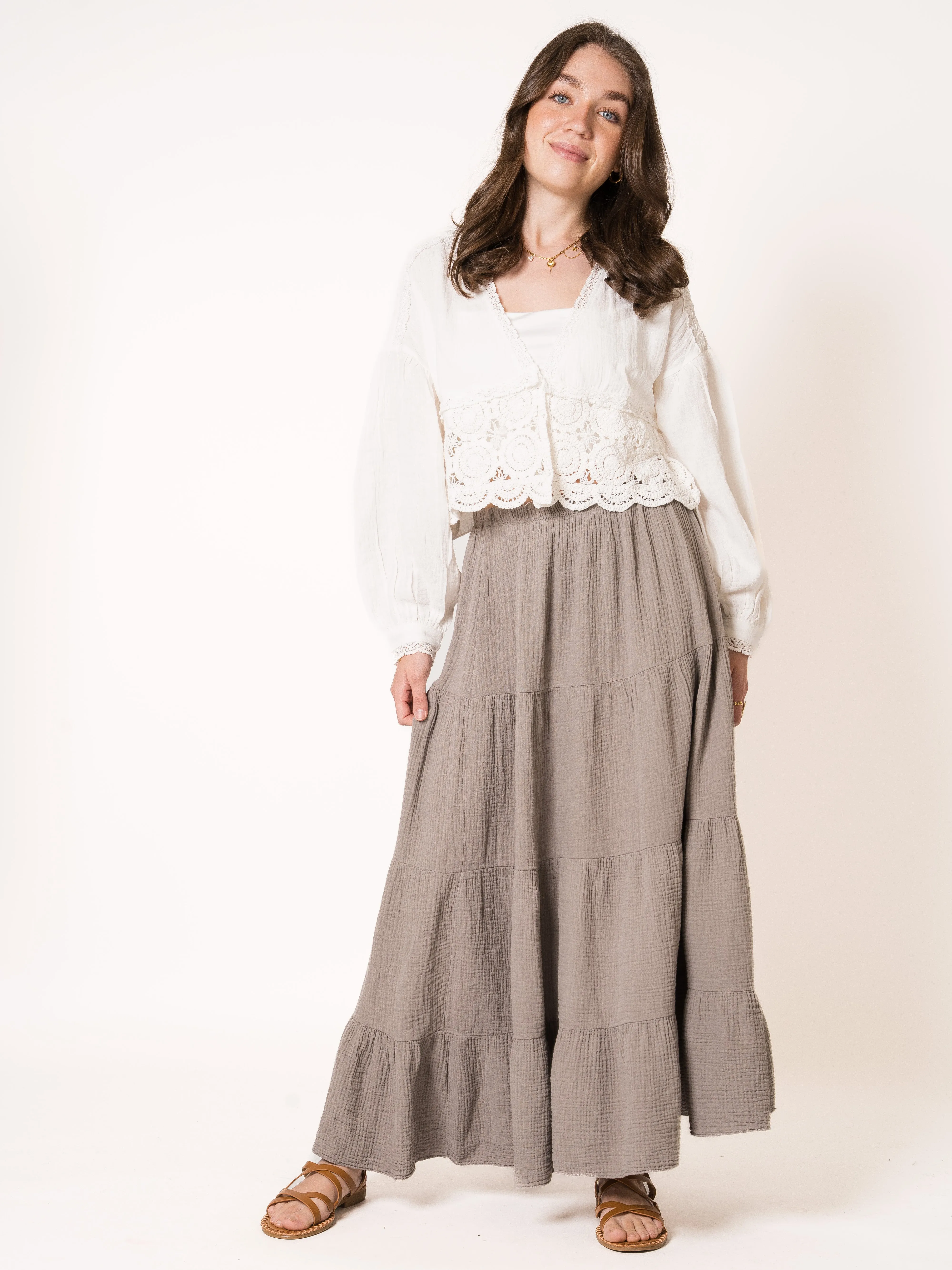 River Flow Boho Maxiskirt