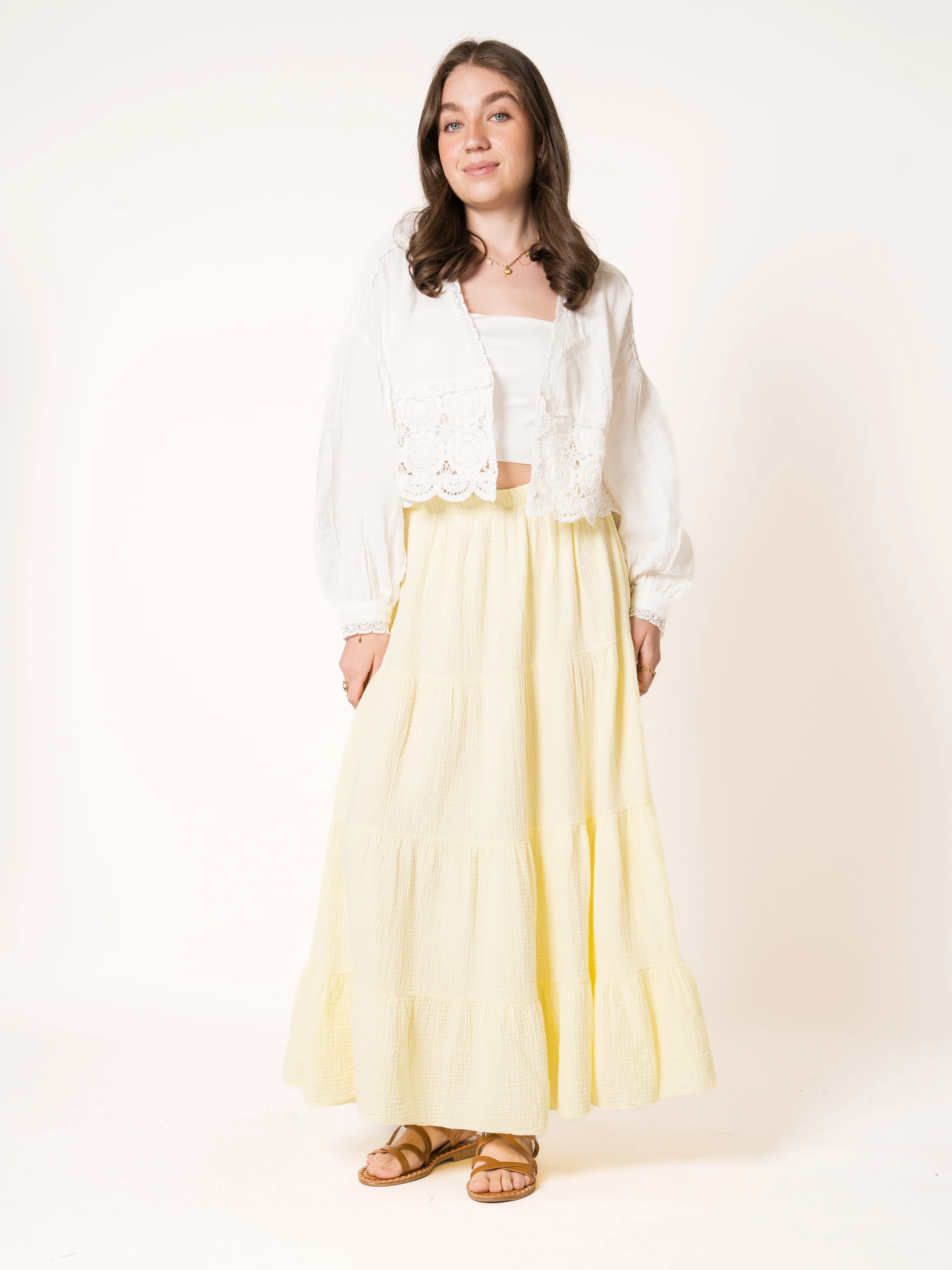 River Flow Boho Maxiskirt