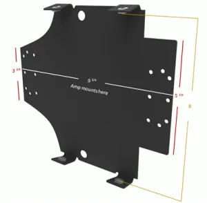Road glide single amp rack - Road Glide 2015-Up