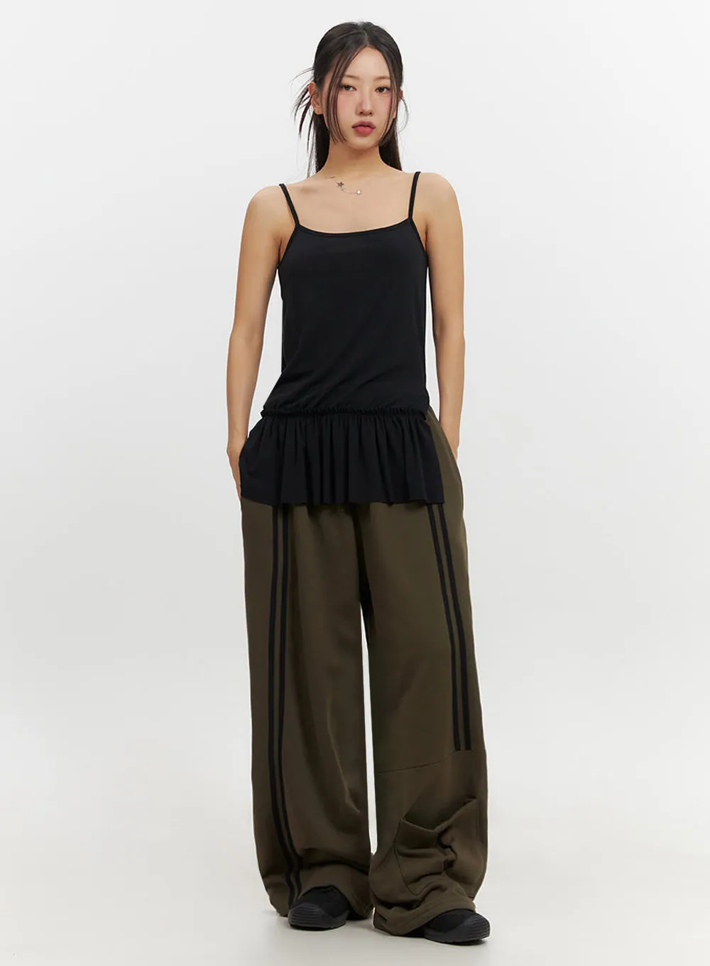 Ruffle Layered Camisole Top IF510