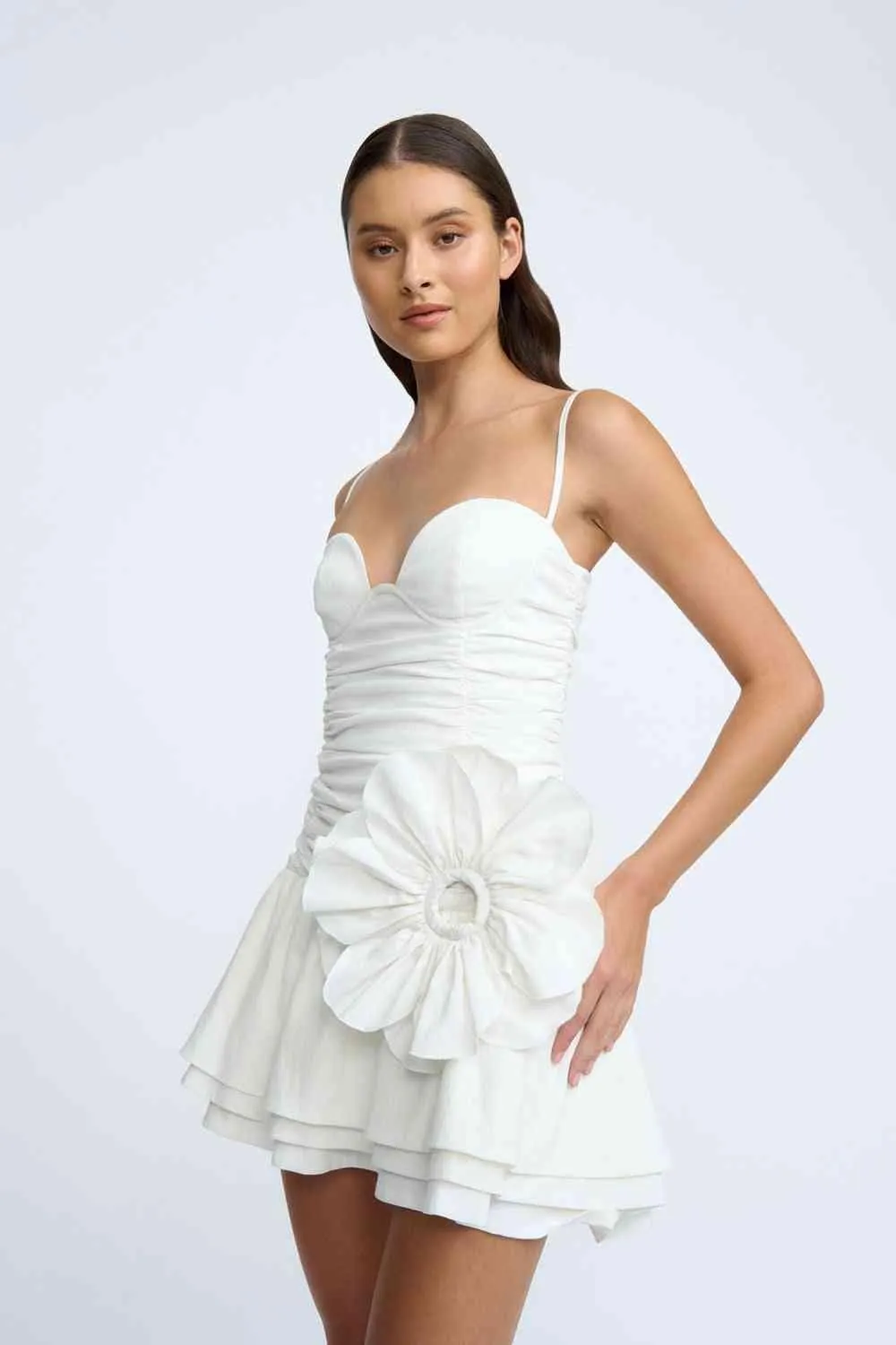 Samantha Ruffle Mini Dress