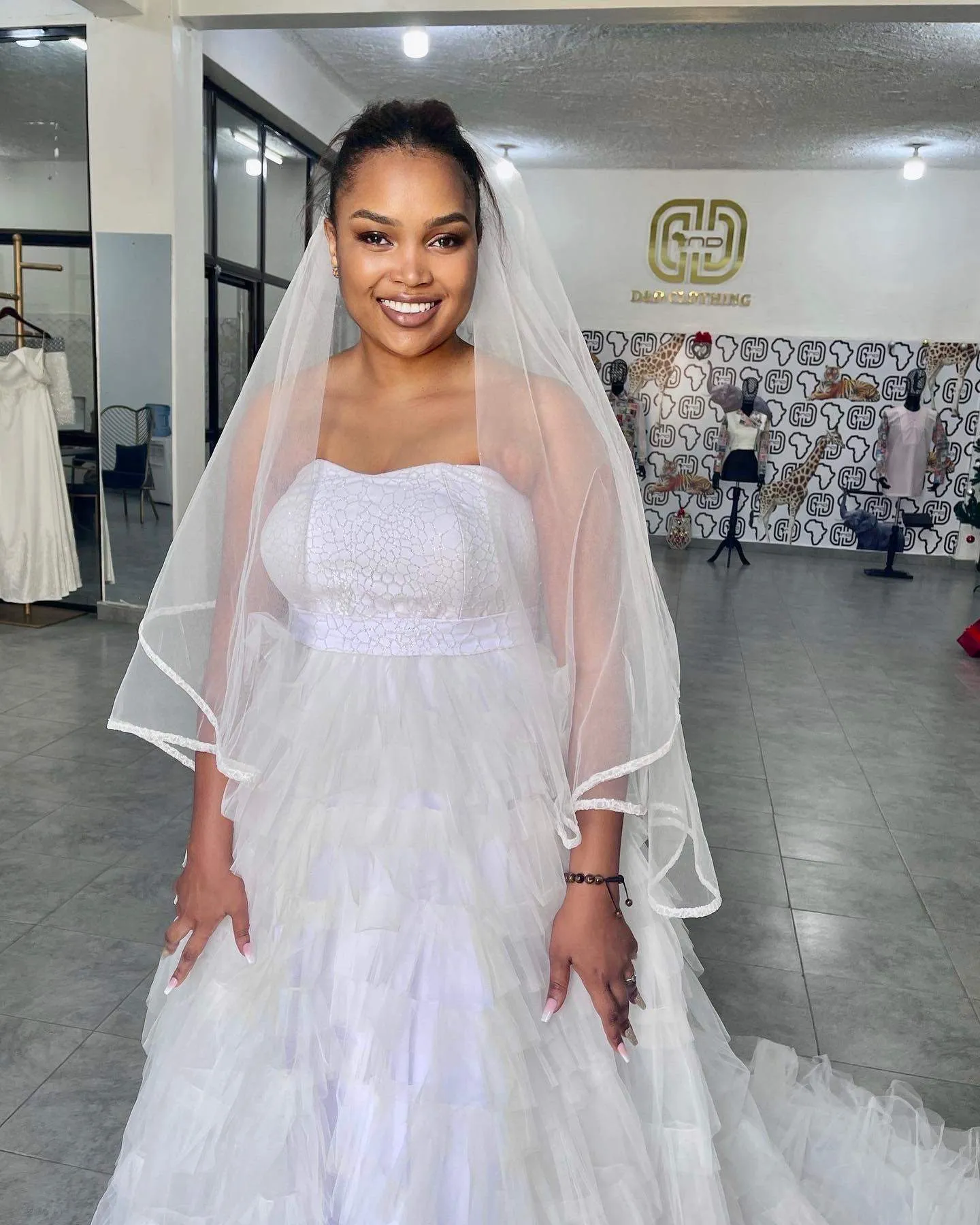Wedding Dress with Detachable Skirt Judith